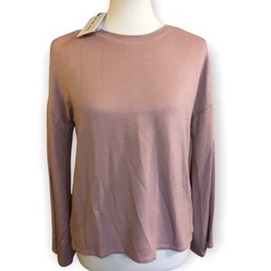 Dusty Rose Bell Sleeve Top NWT